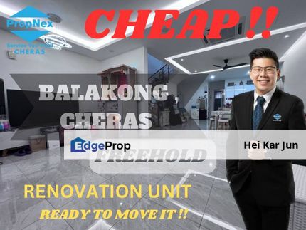 KYK Heights Balakong Cheras , 3 storey Link house for sale !!, Selangor, Balakong