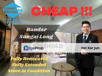 Fully Renovated MOVE in Condition 2-storey Terrace house at Bandar Sungai Long , Selangor, Bandar Sungai Long