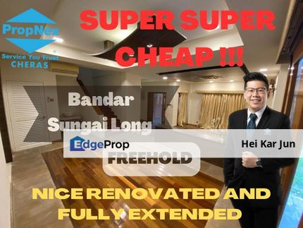 SUPER SUPER CHEAP!! NICE RENOVATED AND FULLY EXTENDED!! DOUBLE-STOREY SEMI-D @ ASCARA RESIDENCE, SUNGAI LONG , Selangor, Bandar Sungai Long