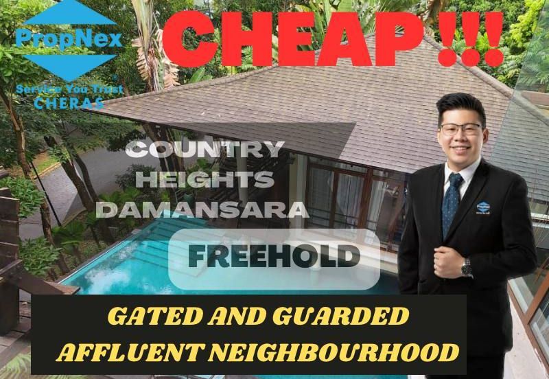 3-storey Bungalow for SALE at Country Heights Damansara FREEHOLD Resort Bungalow 