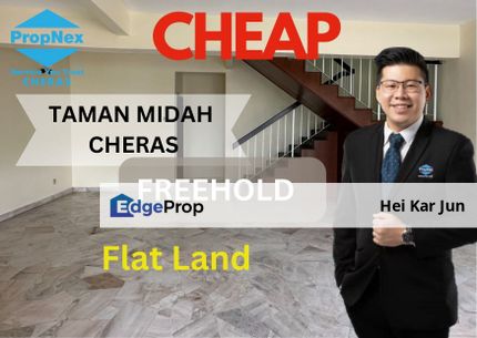 Cheap Nice Freehold 2 Storey House at Taman Midah , Kuala Lumpur, Cheras