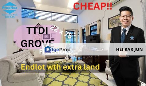 Cheap Nice 2 Storey Endlot Terrace House at TTDI Grove Kajang, Selangor, Kajang
