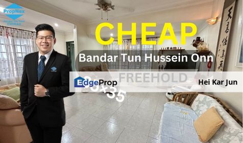 Cheap Nice Semi-D with Extra Land Behind at Bandar Tun Hussein Onn Cheras, Selangor, Batu 9th Cheras