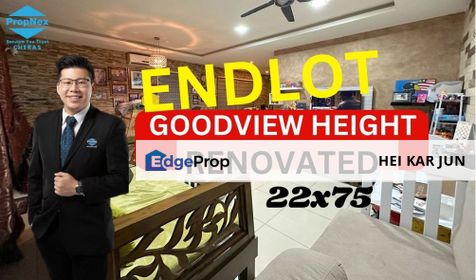 Cheap Nice End lot Superlink at Goodview Height, Selangor, Kajang