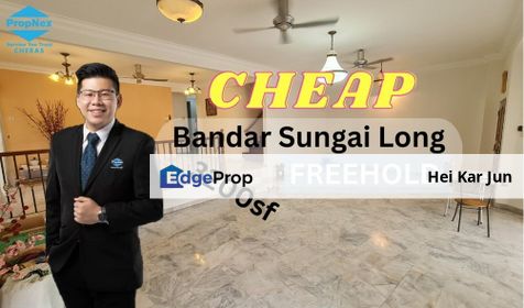 Cheap Nice Double storey Semi-D at Bandar Sungai Long, Selangor, Bandar Sungai Long