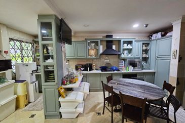 Cheap Nice Reno Extended Double Storey Terrace Corner Lot at Sungai Long 