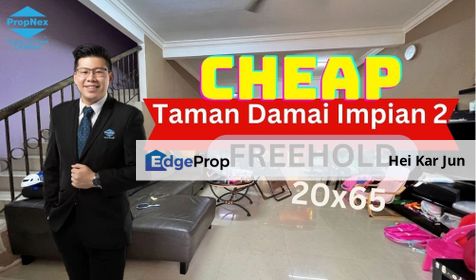 Cheap Nice 2 Stry Intermediate Terrace House at Taman Damai Impian 2, Selangor, Bandar Damai Perdana