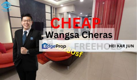 Cheap Nice Extended 2.5 Sty Superlink at Wangsa Cheras Batu 9, Selangor, Batu 9th Cheras