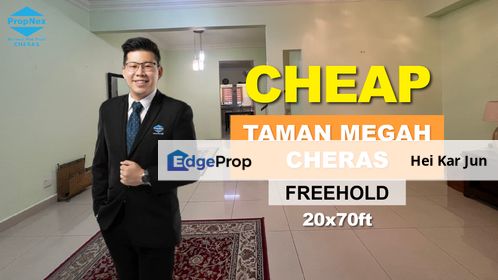 Taman Megah 2, Cheras, Selangor 2.5 Stry Terrace House , Selangor, Batu 9th Cheras