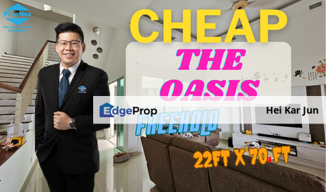 The Oasis , Cheras South , Selangor 2.5 Stry Superlink House , Selangor, Cheras South