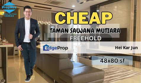 Taman Saujana Mutiara Kajang 3 Storey Zero Lot Bungalow , Selangor, Cheras South