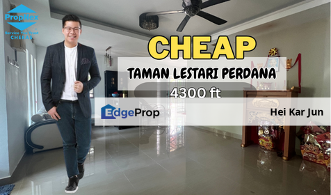 Taman Lestari Perdana 2.5 Storey Semi D , Selangor, Puchong South