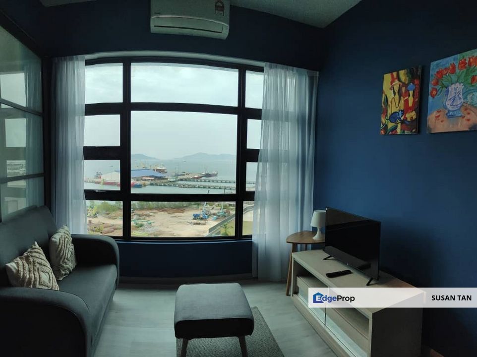 Jesselton Quay ( JQ ), sea view, airbnb allowed seaview unit KK centre, Sabah, Kota Kinabalu