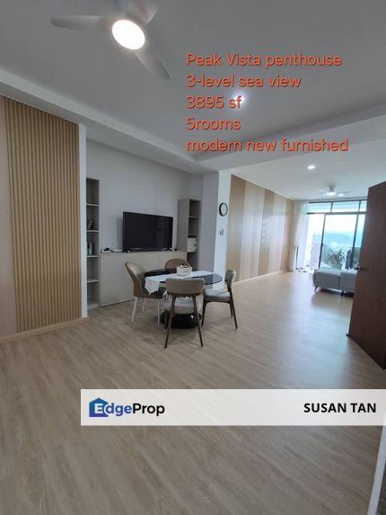 Penthouse Peak Vista A sea view 3level 5rooms, Sabah, Kota Kinabalu