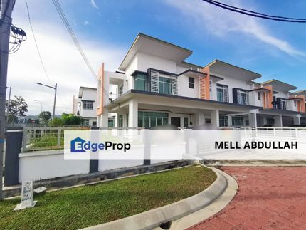 Cherry Hillpark end lot 2 stry terrace for sale, Selangor, Bandar Puncak Alam