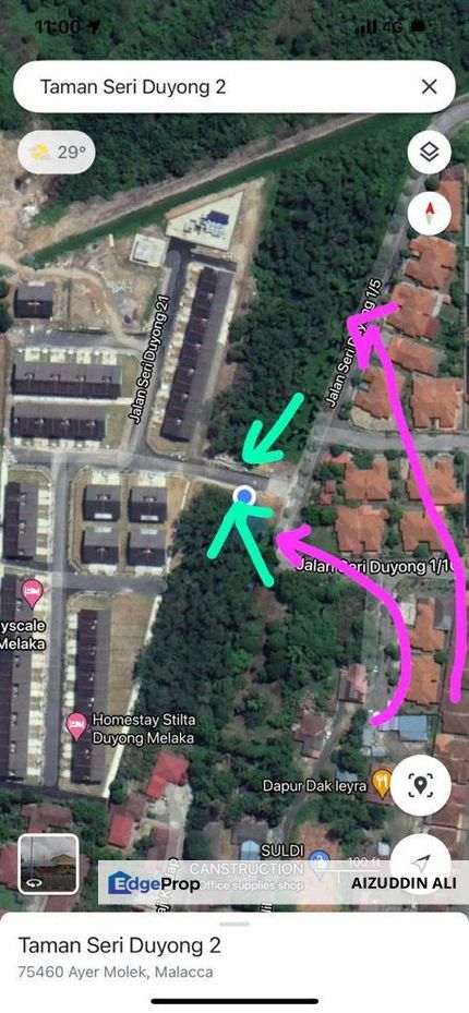 FREEHOLD/MCL  Agricultural Land  Mukim Duyong Melaka Tengah For Sale, Melaka, Melaka Tengah