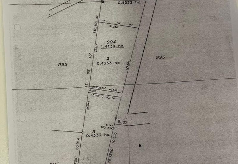 FREEHOLD/MCL  Agricultural Land  Mukim Duyong Melaka Tengah For Sale