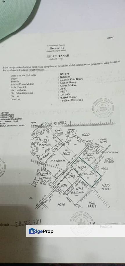 1 Lot TanaH untuk BangLo PengkaLan Chepa for saLE, Kelantan, Kota Bharu