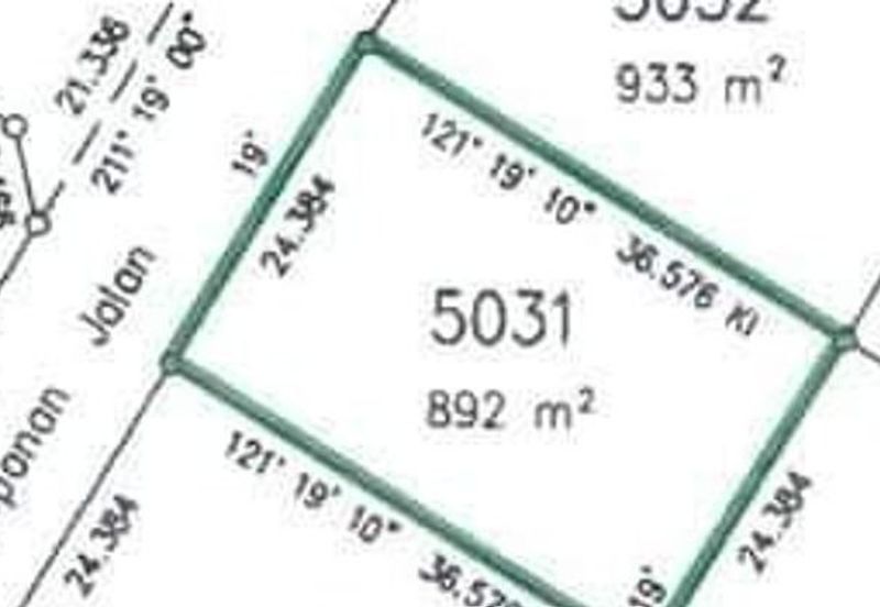 Seksyen 9, Bandar Bukit Mahkota, Bangi tanah Lot Banglo