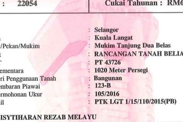 Rancangan Tanah Belia, RTB Bukit Changgang