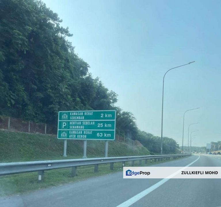 PLUS Highway Nilai arah Seremban KM24 Freehold, Negeri Sembilan, Seremban