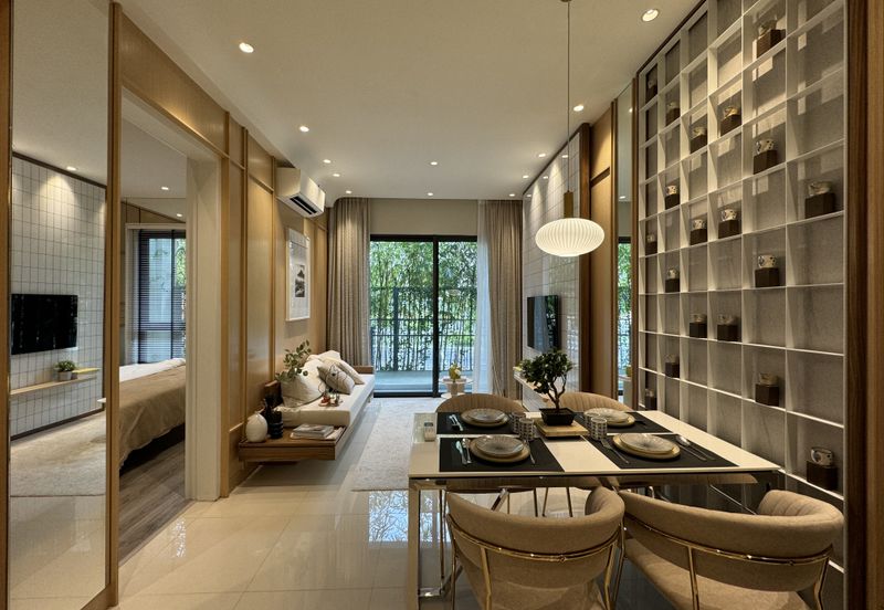 Bamboo Hill Residences with Full Covered link bridge to MRT Station