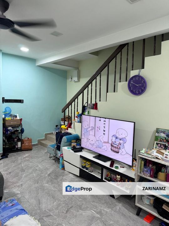 Freehold! Double-Storey Terrace House at Taman Sri Rampai KL for Sale! Home Auto Gate!, Kuala Lumpur, Setapak