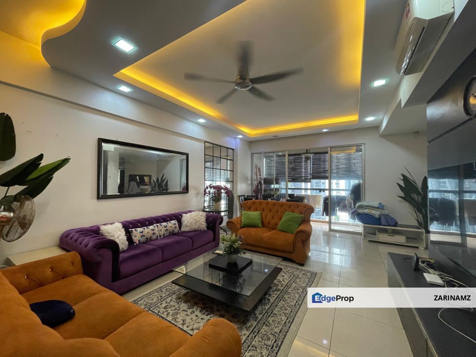 FREEHOLD! RENO CANTIK! 2 CAR PARKS! Villa Wangsamas Condominium @ Wangsa Maju for Sale!, Kuala Lumpur, Wangsa Maju