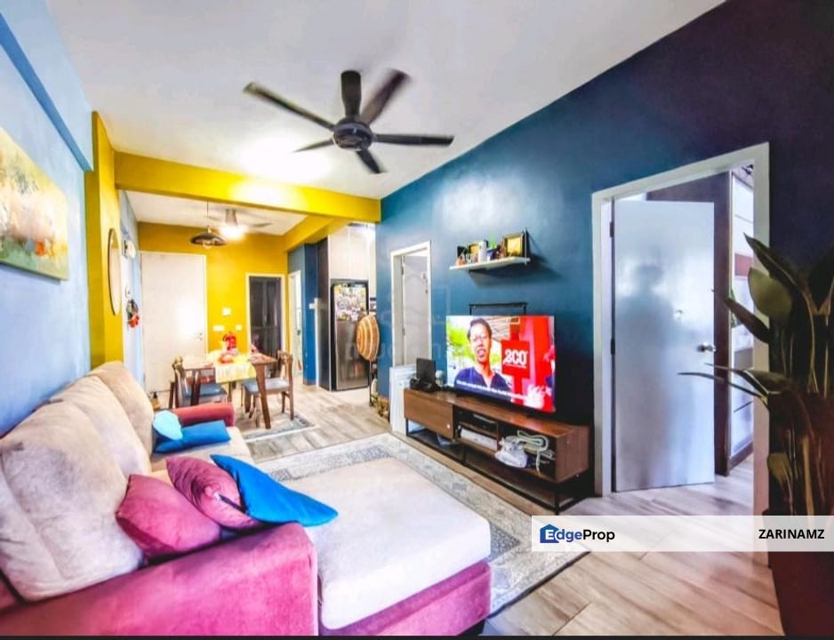 Sutera Bayu Apartment Kajang for Sale! RENO! 2 Parking lots! Freehold Open Title!, Selangor, Kajang