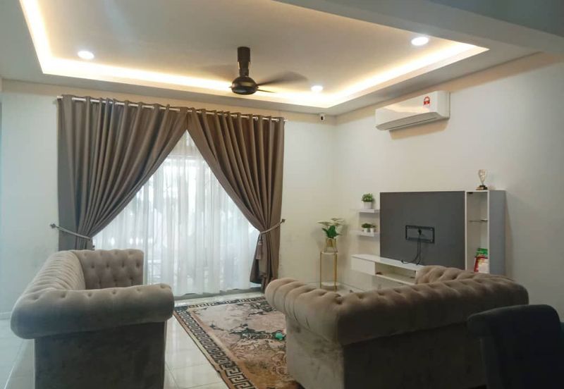 Fully Furnished! Double Storey Terrace at Serene Heights Bangi (Camelia Type) for RENT!