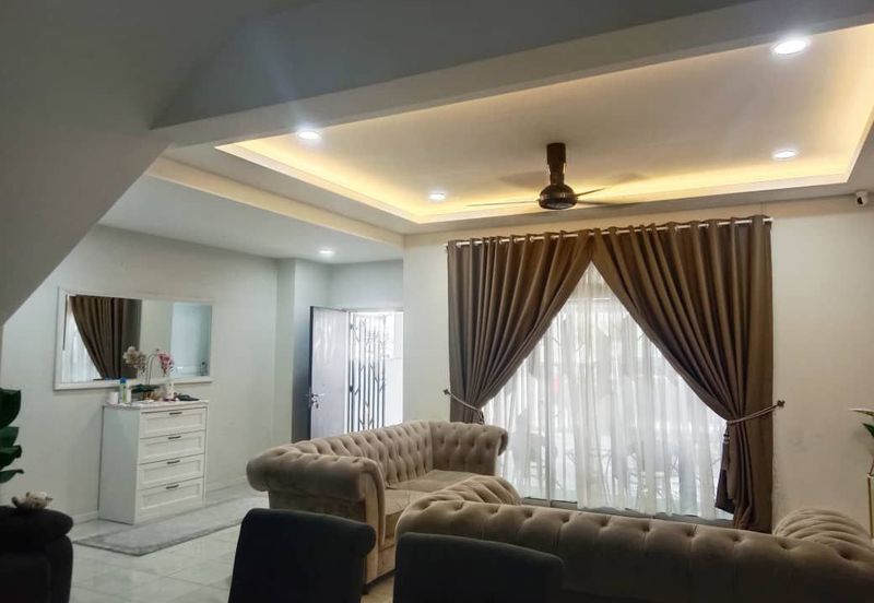 Fully Furnished! Double Storey Terrace at Serene Heights Bangi (Camelia Type) for RENT!
