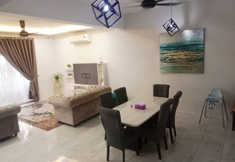 Fully Furnished! Double Storey Terrace at Serene Heights Bangi (Camelia Type) for RENT!