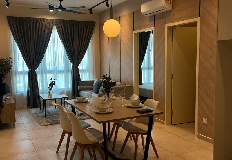 BEAUTIFUL BRAND NEW UNIT! Fully Furnished! Meta City Residence at Seri Kembangan Near MRT for Rent!
