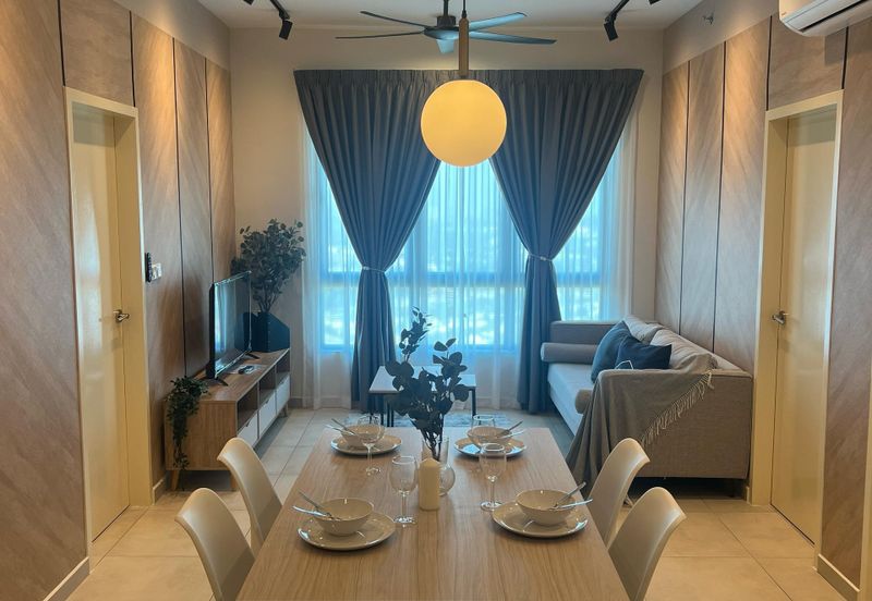 BEAUTIFUL BRAND NEW UNIT! Fully Furnished! Meta City Residence at Seri Kembangan Near MRT for Rent!