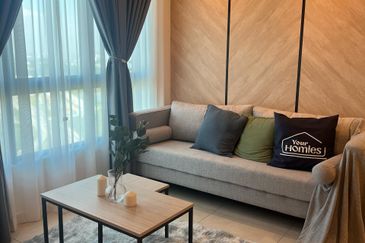 BEAUTIFUL BRAND NEW UNIT! Fully Furnished! Meta City Residence at Seri Kembangan Near MRT for Rent!
