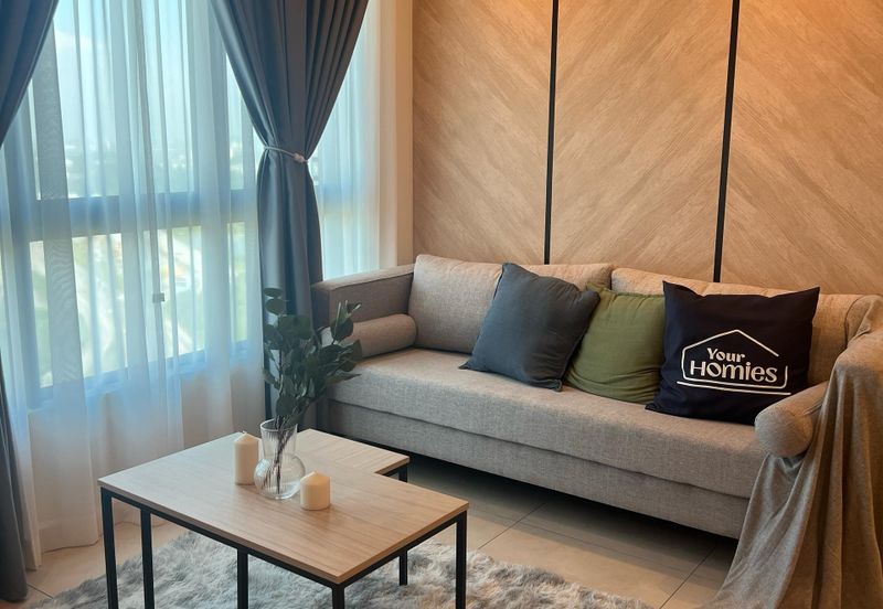 BEAUTIFUL BRAND NEW UNIT! Fully Furnished! Meta City Residence at Seri Kembangan Near MRT for Rent!