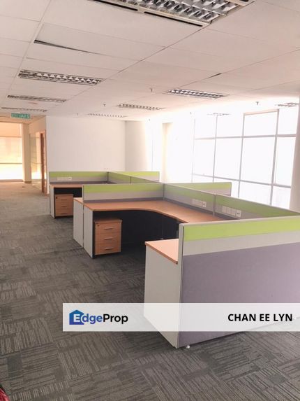 Wisma Chuang-Simple Partially Fitted Bright Office w/Superb Rent, Kuala Lumpur, KL City