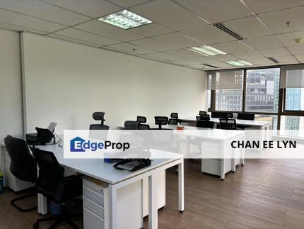 Bright Lovely Fully Fitted Off w/Good Rate &Great City View @Haw Par, Kuala Lumpur, KL City