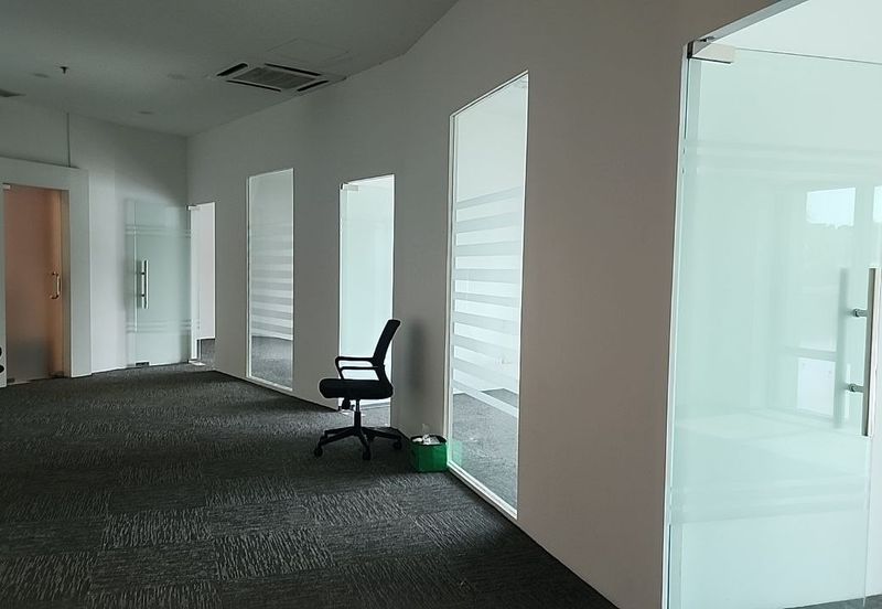 Sapura Mines-Minimalist Partially Fitted Office with Lake View 