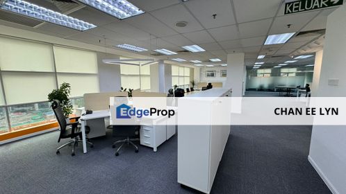Bright Lovely Fitted Office w/ Great Rental Rate @Menara RKT, Kuala Lumpur, KL City