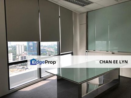 Bright Minimalist Fitted Office w/LRT Access @Menara UOA Bangsar, Kuala Lumpur, Bangsar