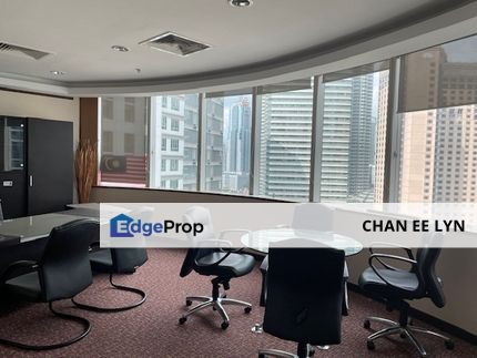 Minimalist Fitted Office w/ Great View & Good Rates @Etiqa Twins, Kuala Lumpur, KLCC