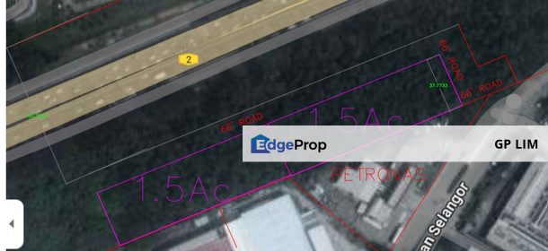 Batu tiga lama industrial land for sale, Selangor, Shah Alam