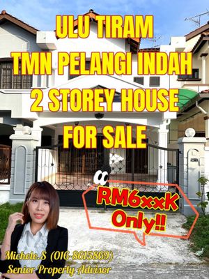 Ulu Tiram Tmn Pelangi Indah Jln Persona Double Storey Terrace House for ...