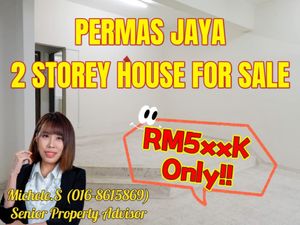 Permas Jaya Double Storey Terrace House For Sale for Sale @RM550,000 By ...