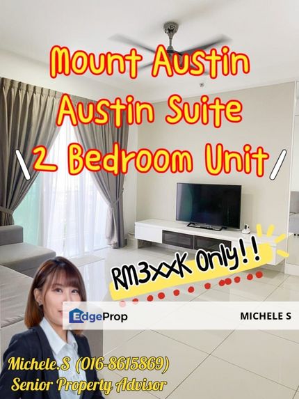 Mount Austin Austin Suite 2 Bedroom Unit For Sale, Johor, Johor Bahru