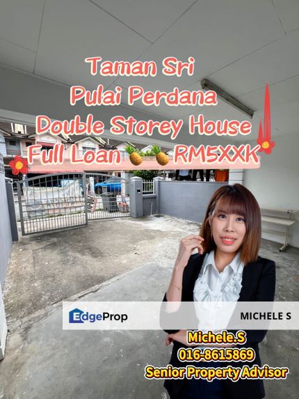 Pulai Perdana Double Storey House Full Loan, Johor, Kangkar Pulai