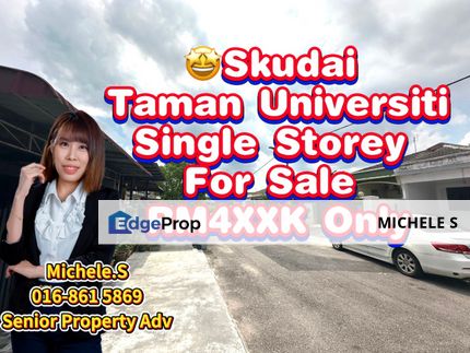 Skudai Taman Universiti Single Storey House For Sale, Johor, Skudai