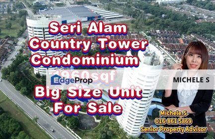 Seri Alam Country Tower Condo Big Unit For Sale, Johor, Masai