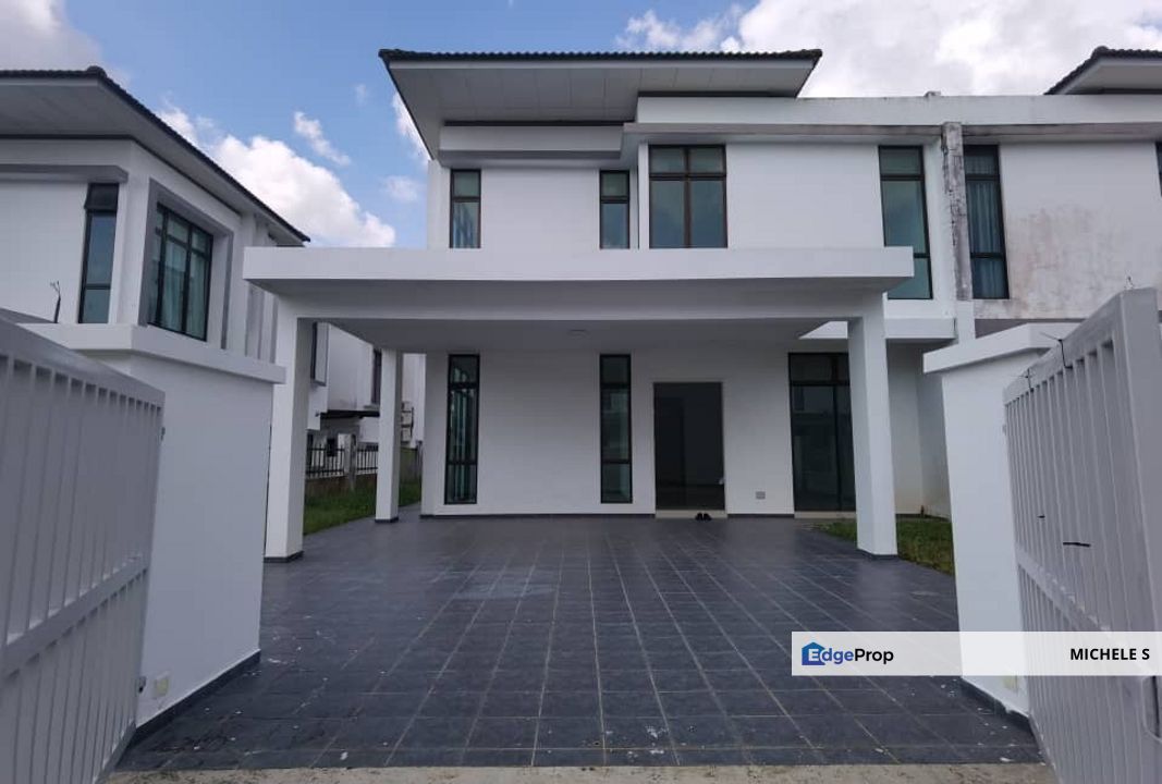 Eco Tropic Cluster House Full loan For Sale, Johor, Masai